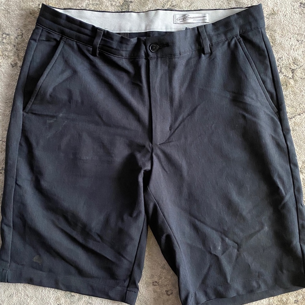Greg Norman dark grey shorts